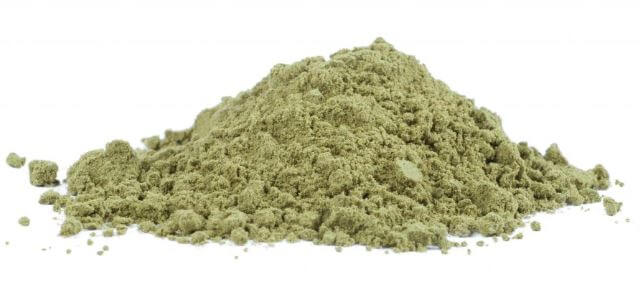 Pile of Organic Hemp powder