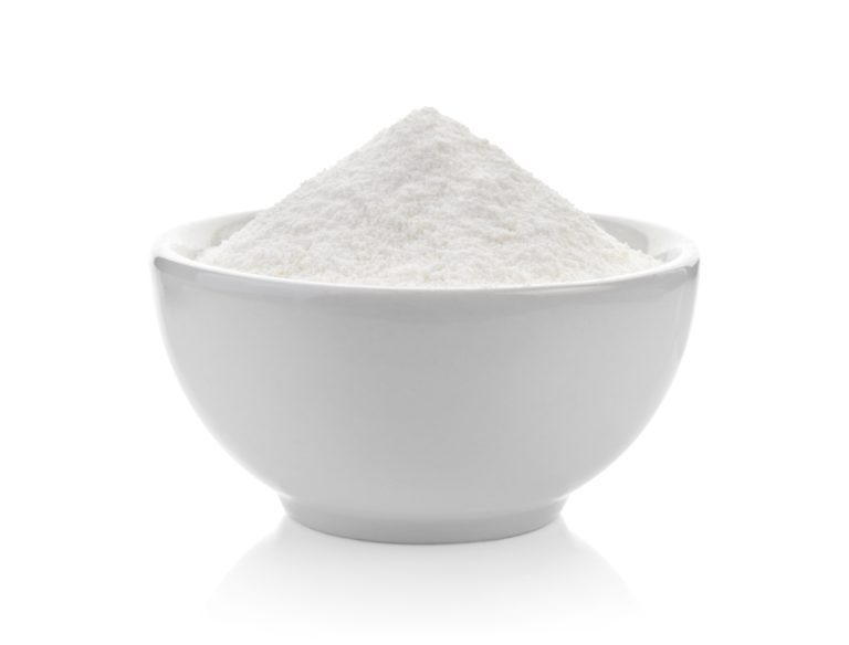 Rice Protein Powder in a bowl